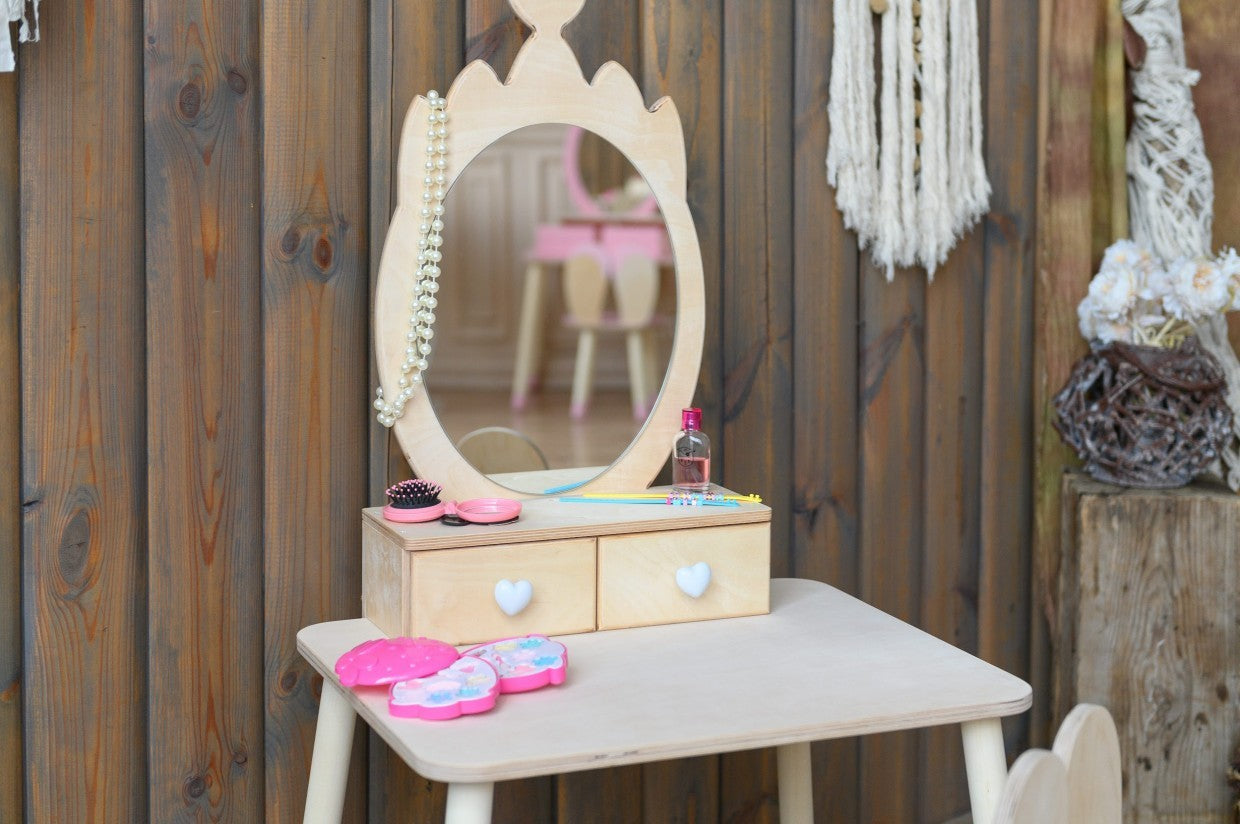 Enchanted Princess Vanity Table with Mirror