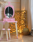 Enchanted Princess Vanity Table with Mirror