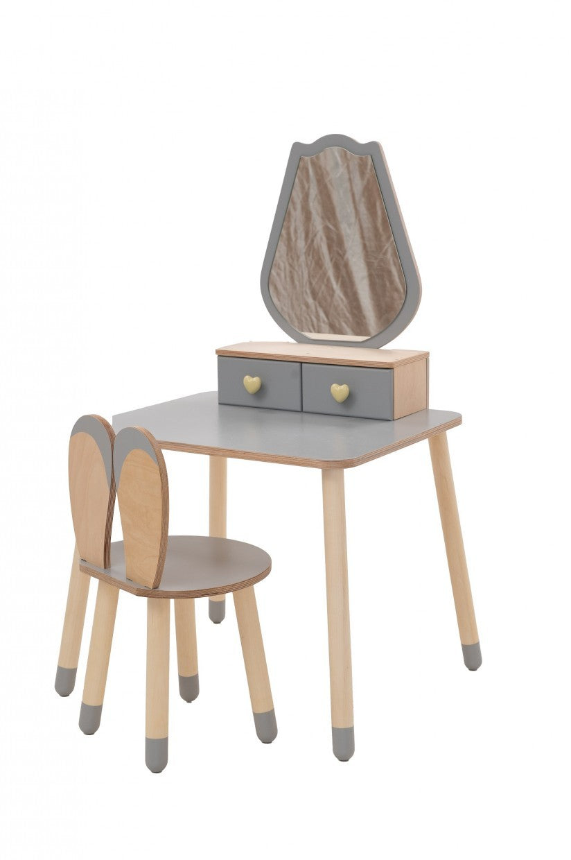 Princess Beauty Table with Mirror Tulip