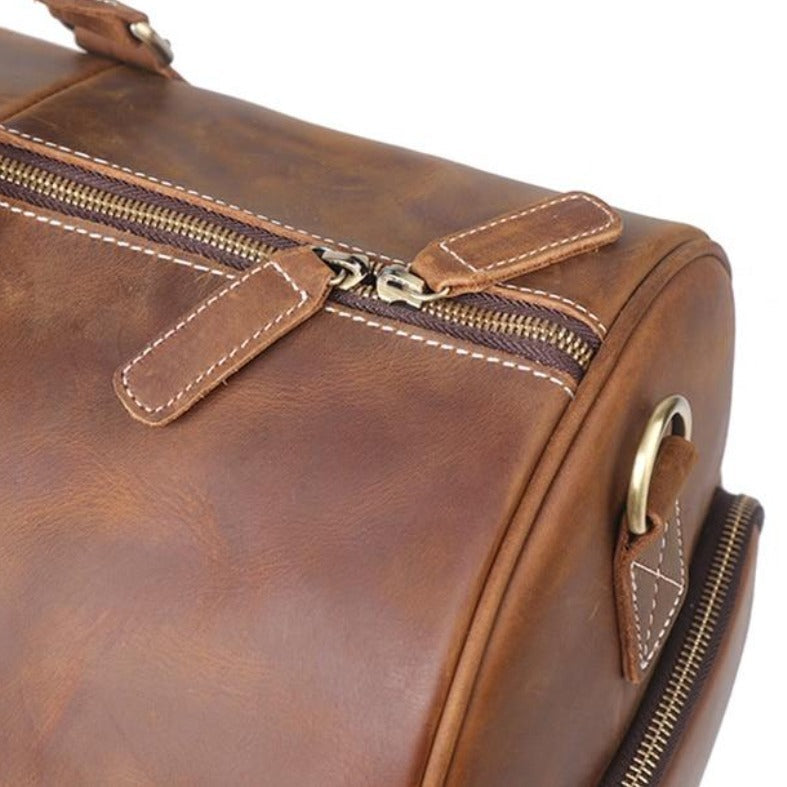 The Dagny Weekender | Large Leather Duffle Bag -