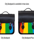 Handmade Leather City Backpack - Pride