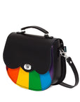 Handmade Leather Twist Lock Saddle Bag - Pride