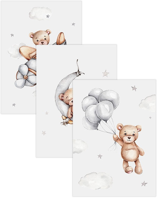 Kids Teddy Poster pack