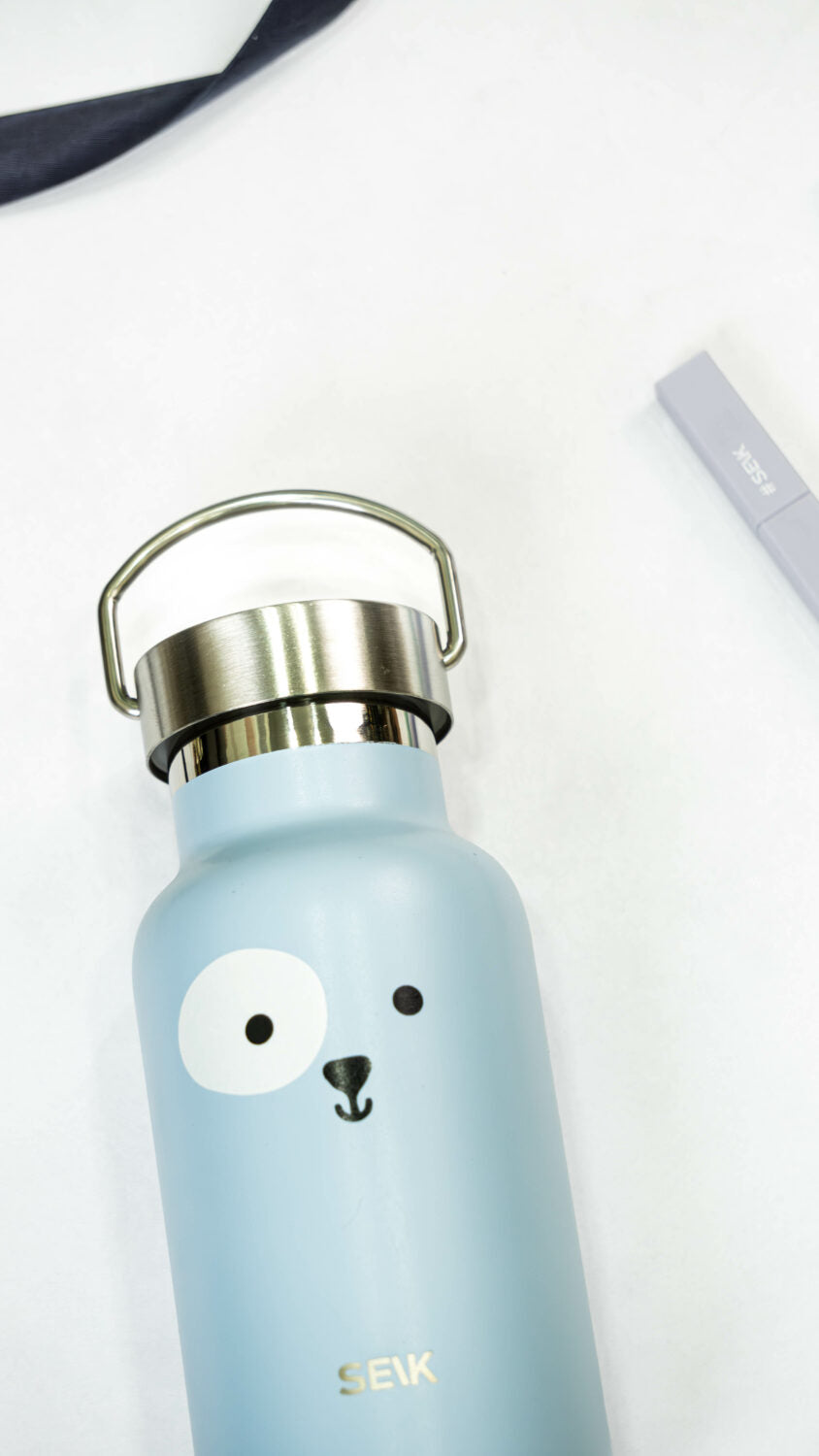 Blue Puppy Stainless Steel Thermos Bottle 350ml