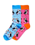 Puffin Couple Bamboo Sock Set for Two