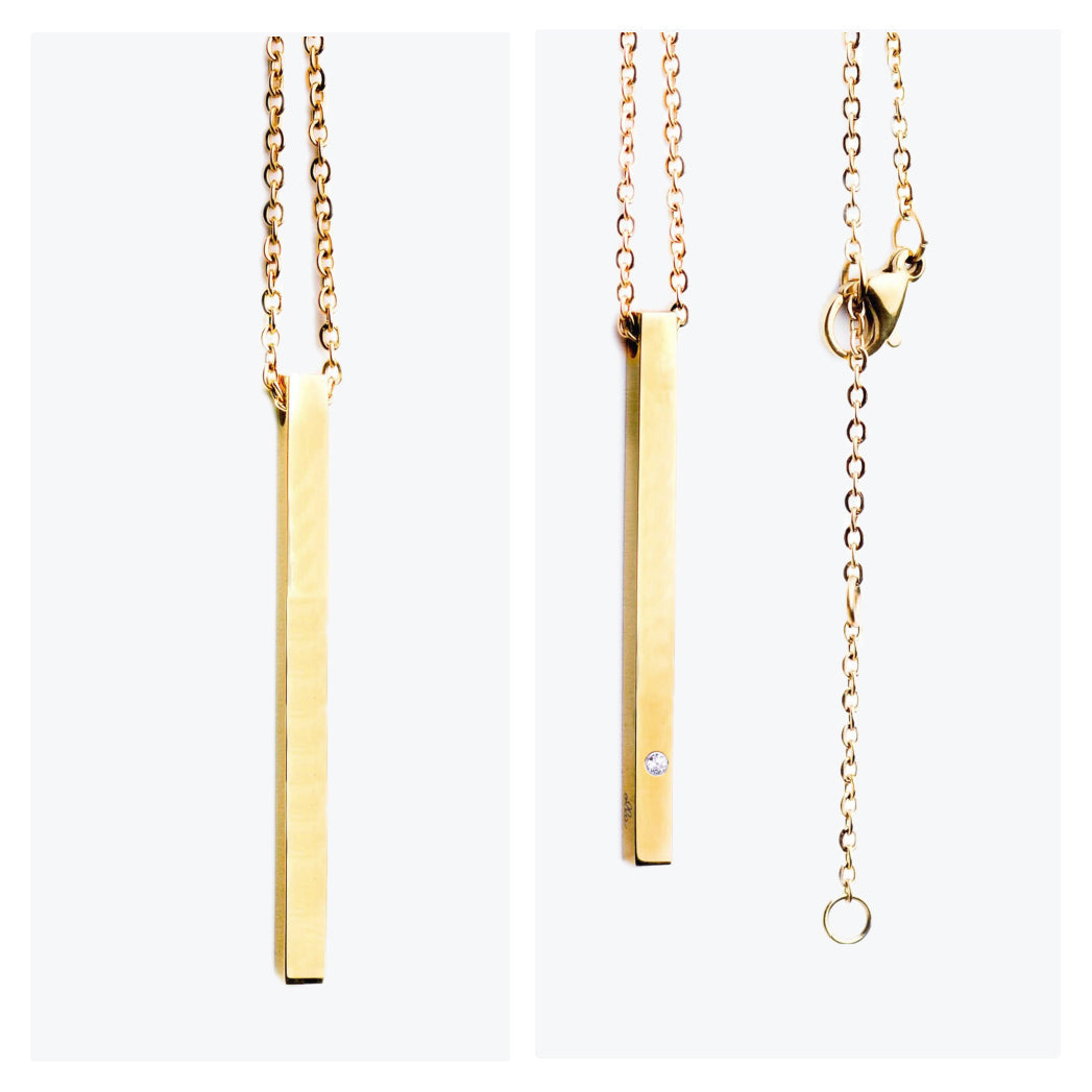 Elegant OLLA Stainless Steel Necklace – Durable & Versatile by Olla at www.brixbailey.com