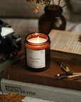 Pumpkin Spice Scented Candle With Lid