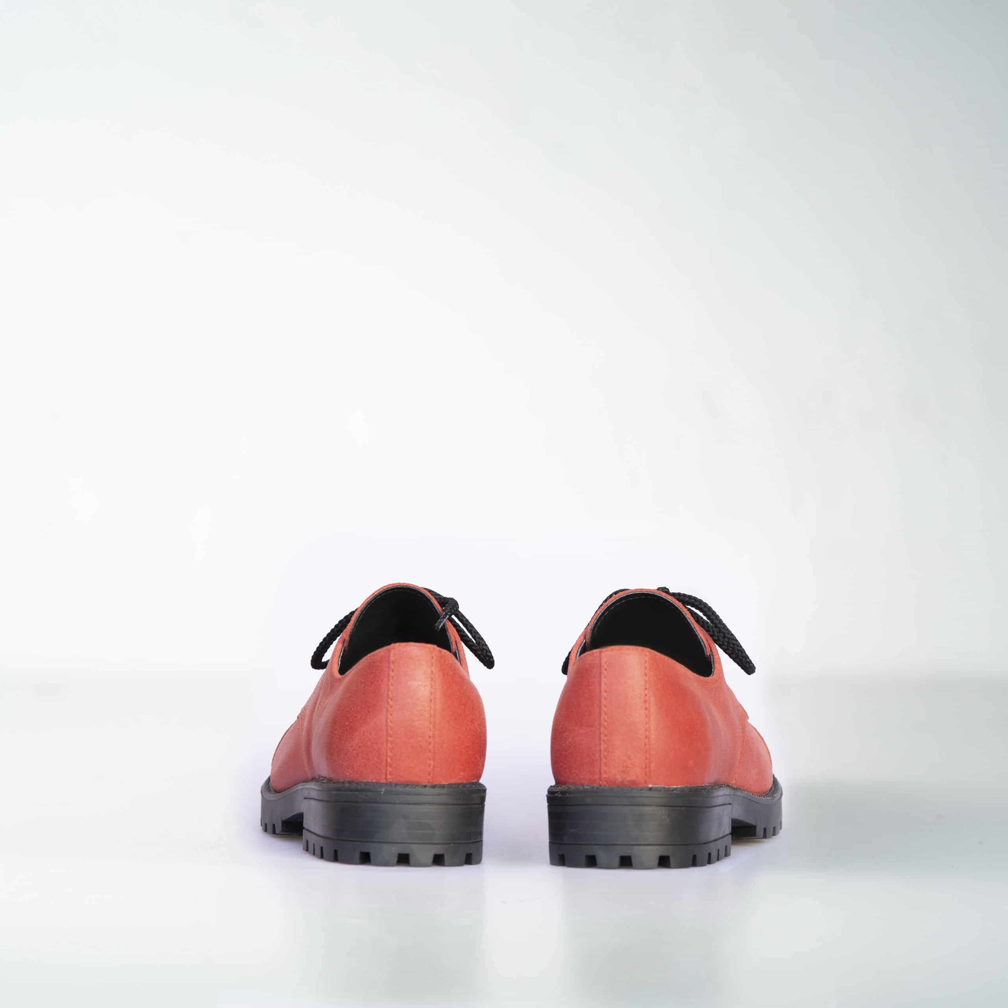 Red Leather Unisex Everyday Shoes