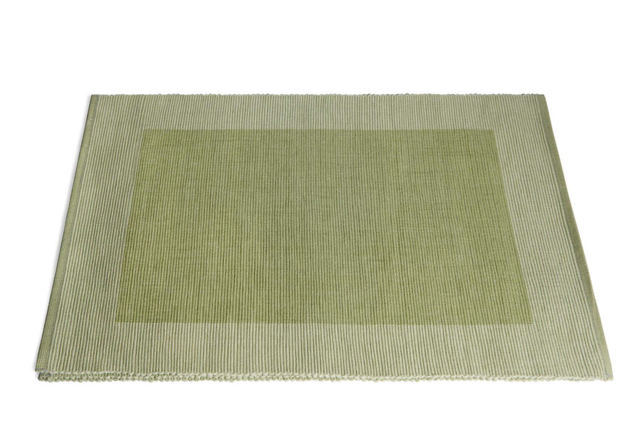 Premium organic cotton handmade placemats, luxury 4-pack, stylish rectangular design, eco-friendly and sustainable by Karpāsa London at brixbailey.com