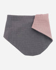 Dribble Bib -Purple Bubble Pink