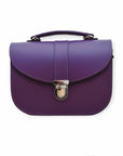 Olympia Handmade Leather Bag - Purple
