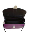 Olympia Handmade Leather Bag - Purple