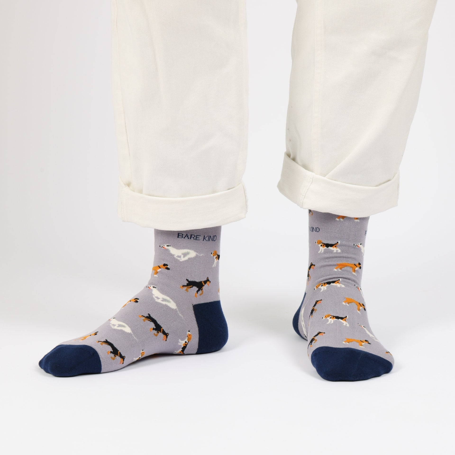 Purple Dog Pet Pair Bamboo Sock Set