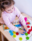 Wooden Colour and Counting Puzzle for Toddlers