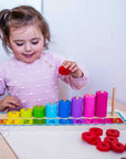 Wooden Colour and Counting Puzzle for Toddlers