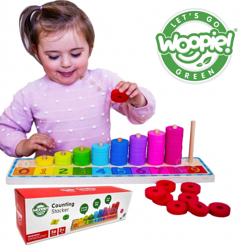 Wooden Colour and Counting Puzzle for Toddlers