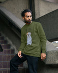 Bulldog Grit: Furry Road Drill Men’s Crewneck Sweatshirt for the Bold!