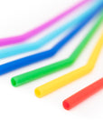 Reusable Silicone Drinking Straws - 6 Pack
