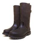 Waterproof Brown Boots Mid Calf