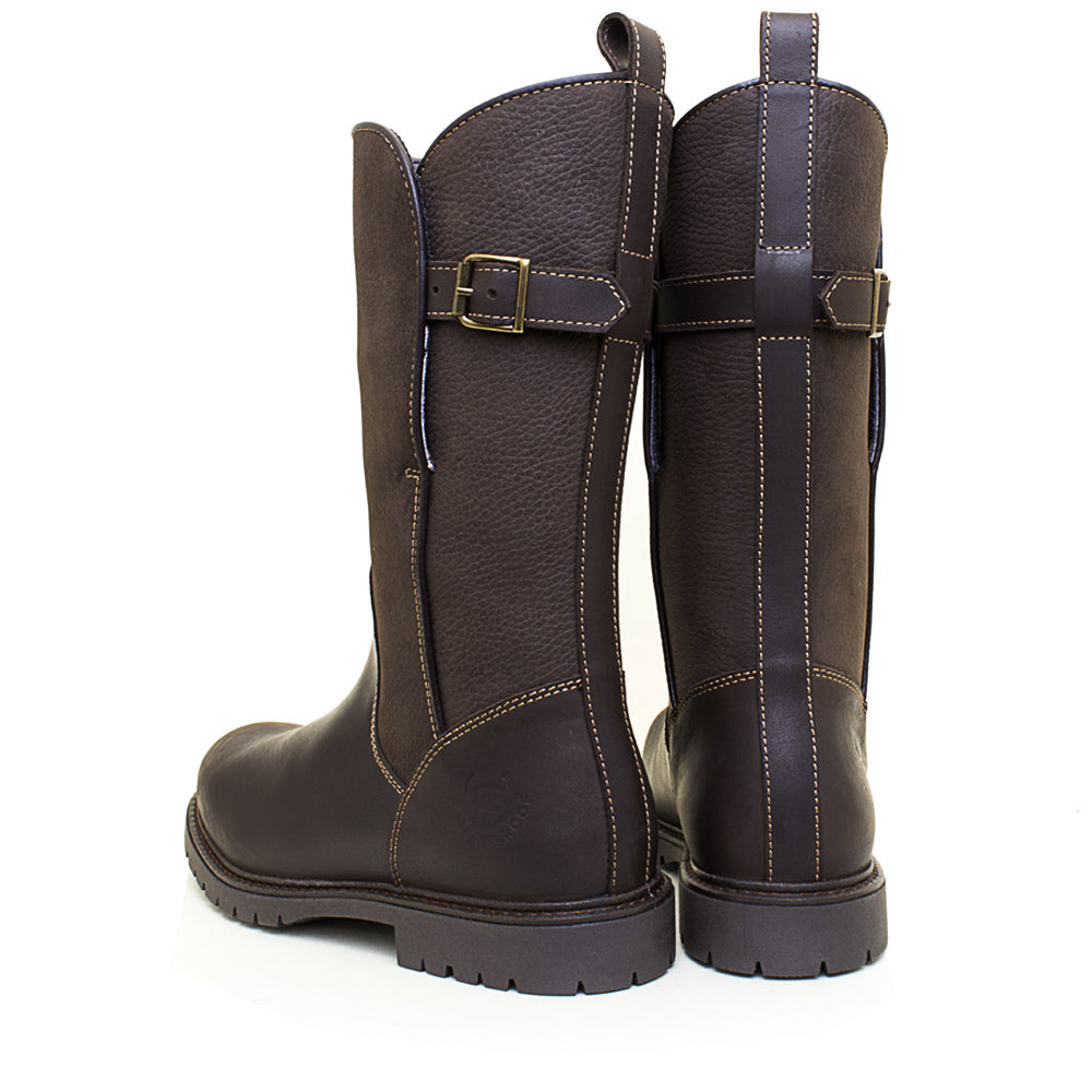 Waterproof Brown Boots Mid Calf