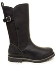 Waterproof Black Boots Mid Calf