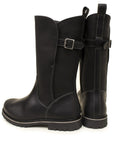 Waterproof Black Boots Mid Calf