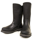 Waterproof Black Boots Mid Calf