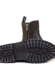 Waterproof Zip Up Ankle Boots in Brown