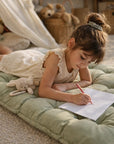 Quilted Kids' Floor Cushion, Beige, 3 Sizes Available