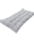 Quilted Kids' Floor Cushion, Blue, 3 Sizes Available