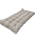 Quilted Kids' Floor Cushion, Grey, 3 Sizes Available
