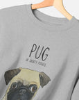 Pug or Snorty Potato? Men's Crew Neck Sweatshirt for Pug Lovers