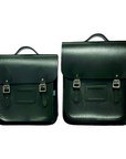 Handmade Leather City Backpack - Executive - British Racing Green