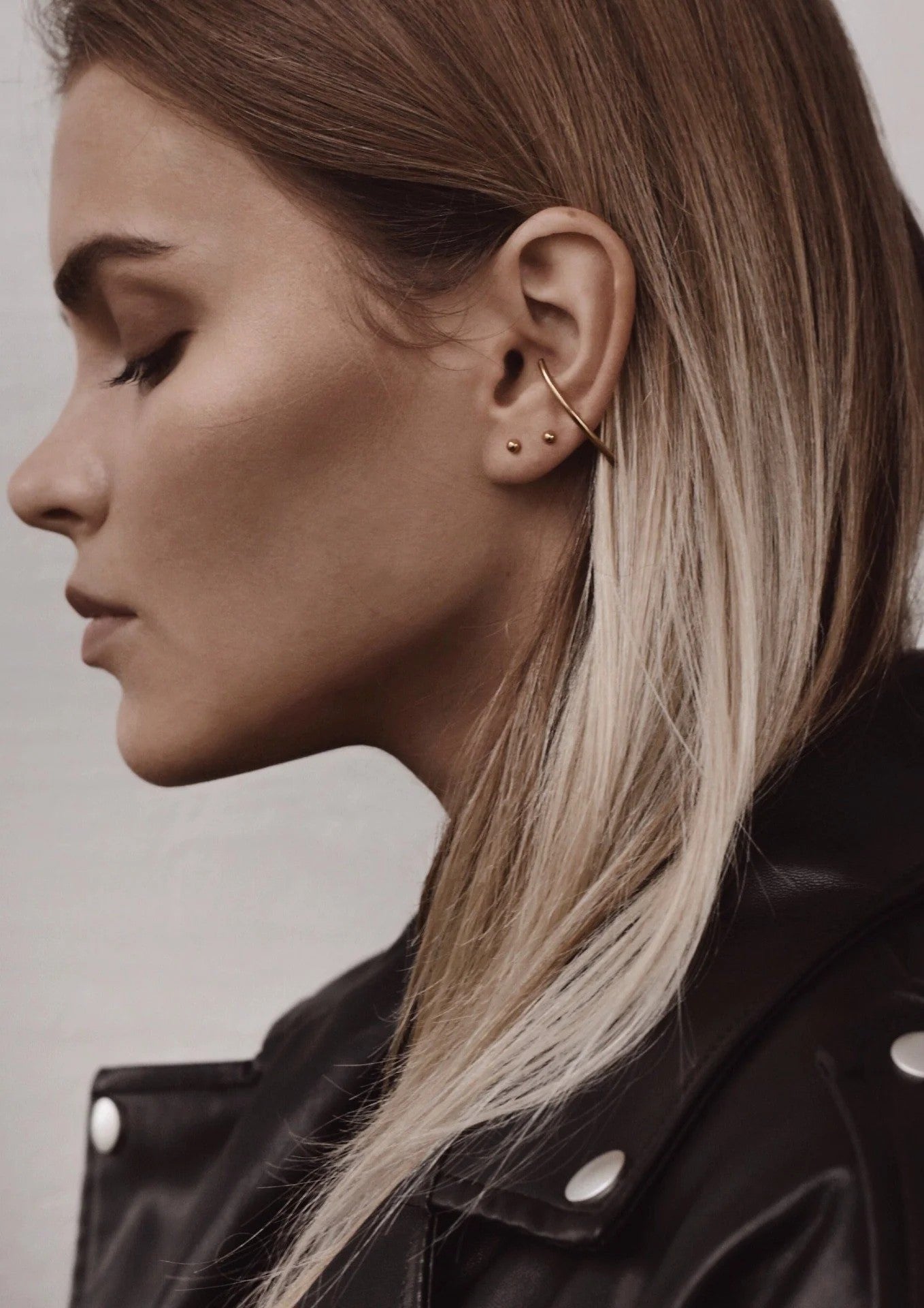 Radius Gold Vermeil Drop Earrings