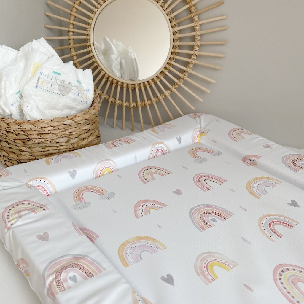 Standard Changing Mat - Beau Rainbow Print