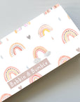 Travel Changing Mat - Pink Rainbow