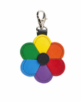 Flower bag charm - Pride Rainbow