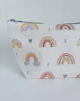 Nappy and wipes pouch - Beau Rainbow Print