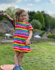 Rainbow Cotton Dress | Baby Toddler Child