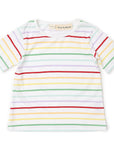 Rainbow Breton Stripe Summer T-Shirt