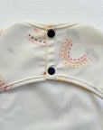 Long Sleeved Baby Bib - Rainbow print
