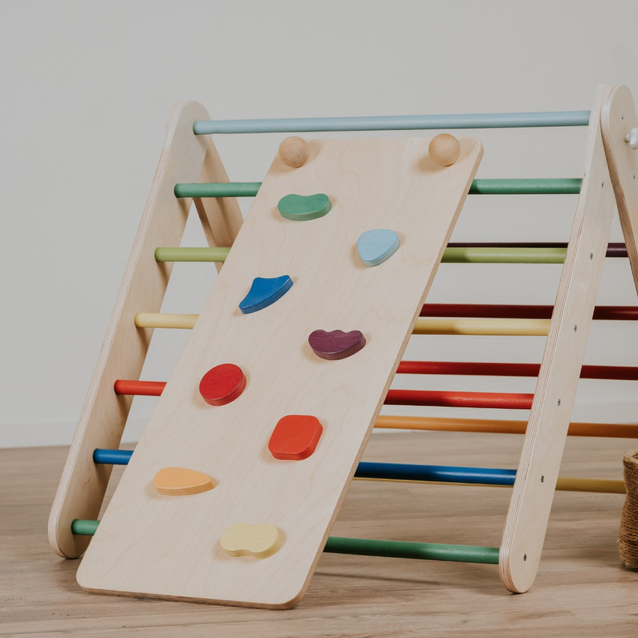 Rainbow Climbing Ramp for Kids Play Set
