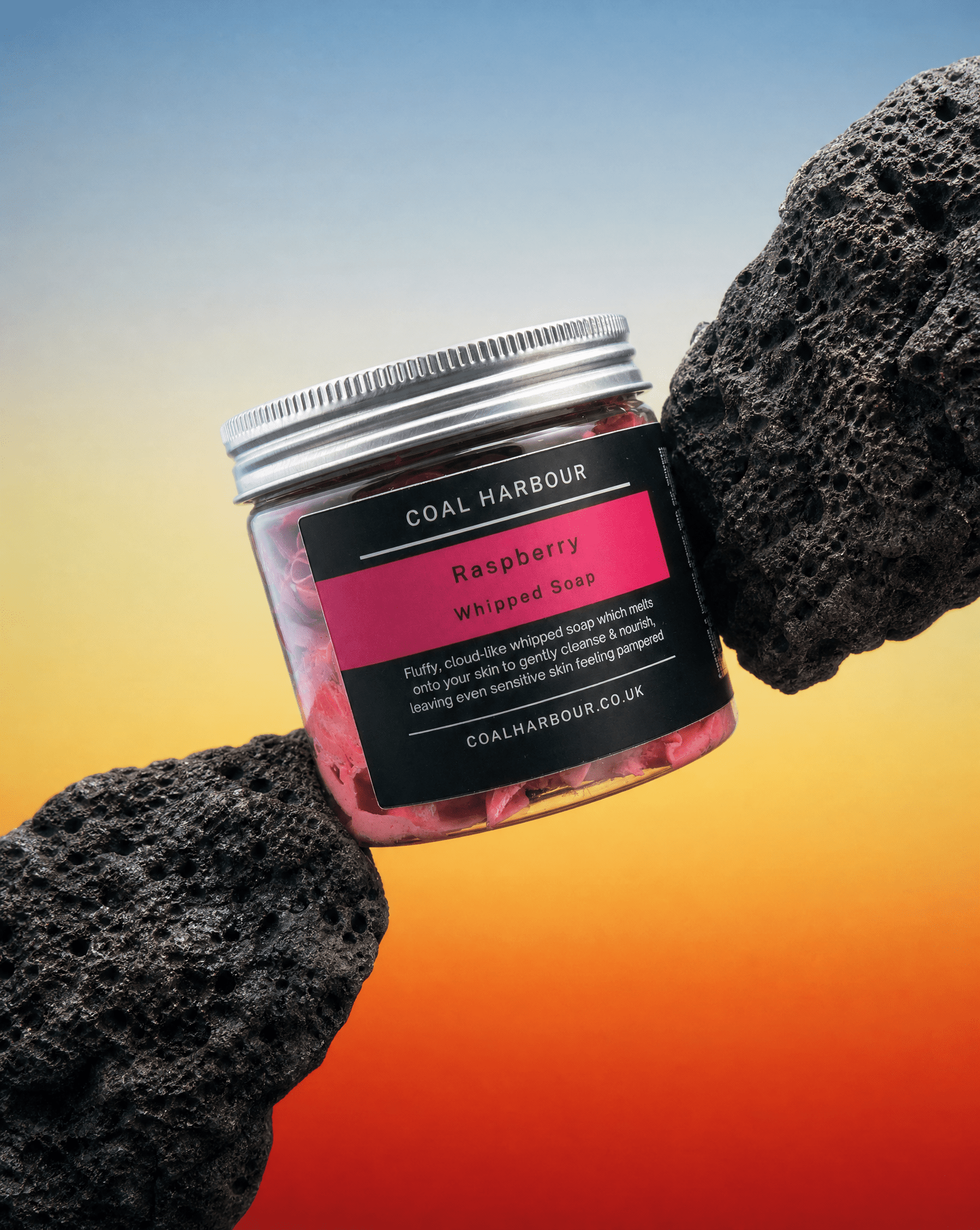 Raspberry Whipped Soap 120g