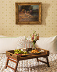 Rattan Breakfast Tray - Brown