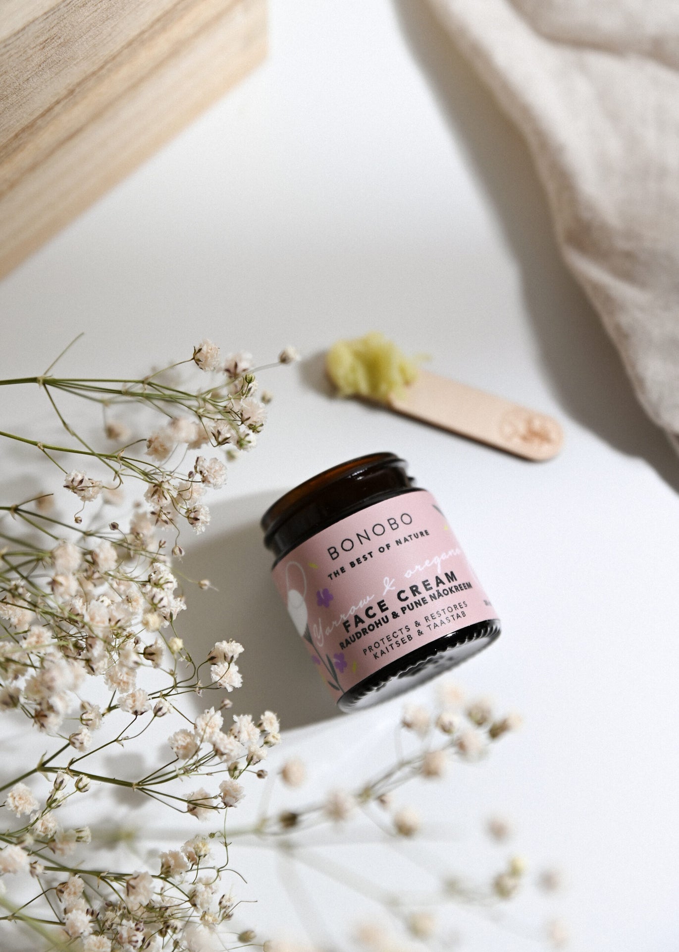 Yarrow & Oregano Face Cream – Natural Solution for Oily Skin by BONOBO at www.brixbailey.com