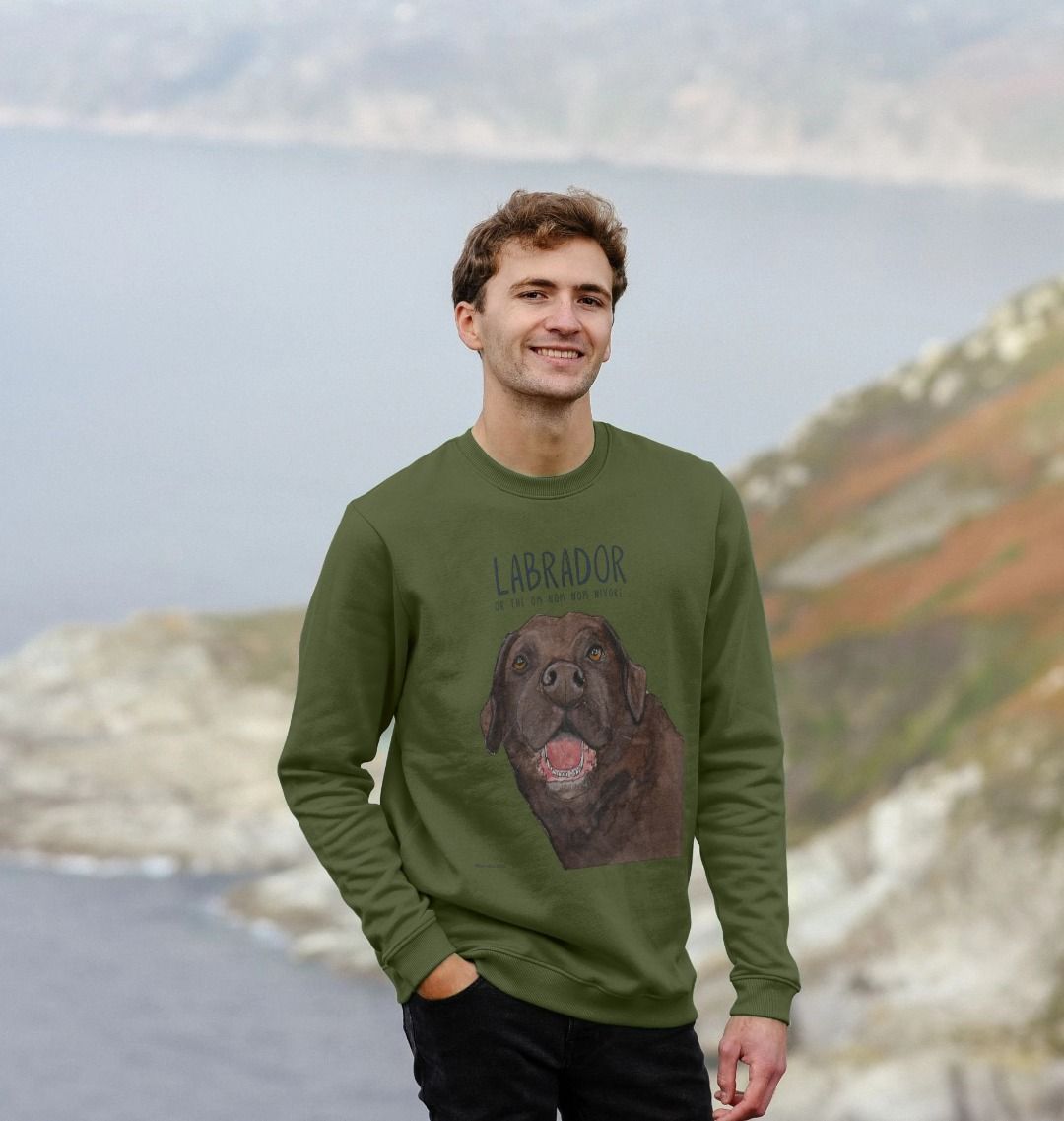 Feast Mode Activated: The Chocolate Labrador Sweatshirt