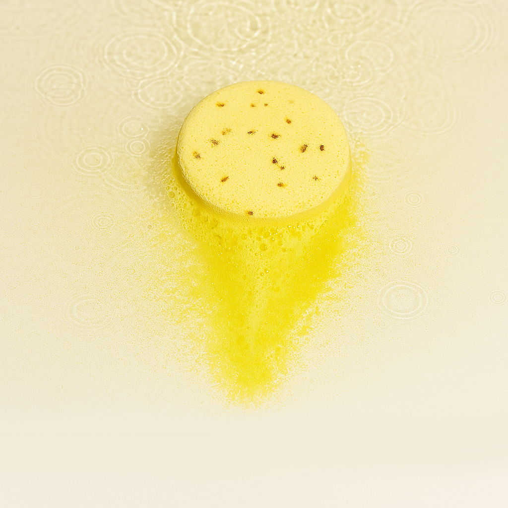 Recharge Aromatherapy Shower Steamer Sample - Juniper Berry, Lavender, Tea Tree, Tangerine and Safflower Petals