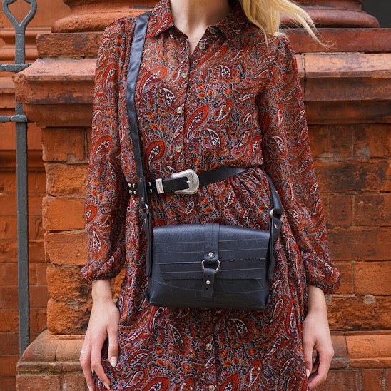 Reina Recycled Rubber Vegan Handbag