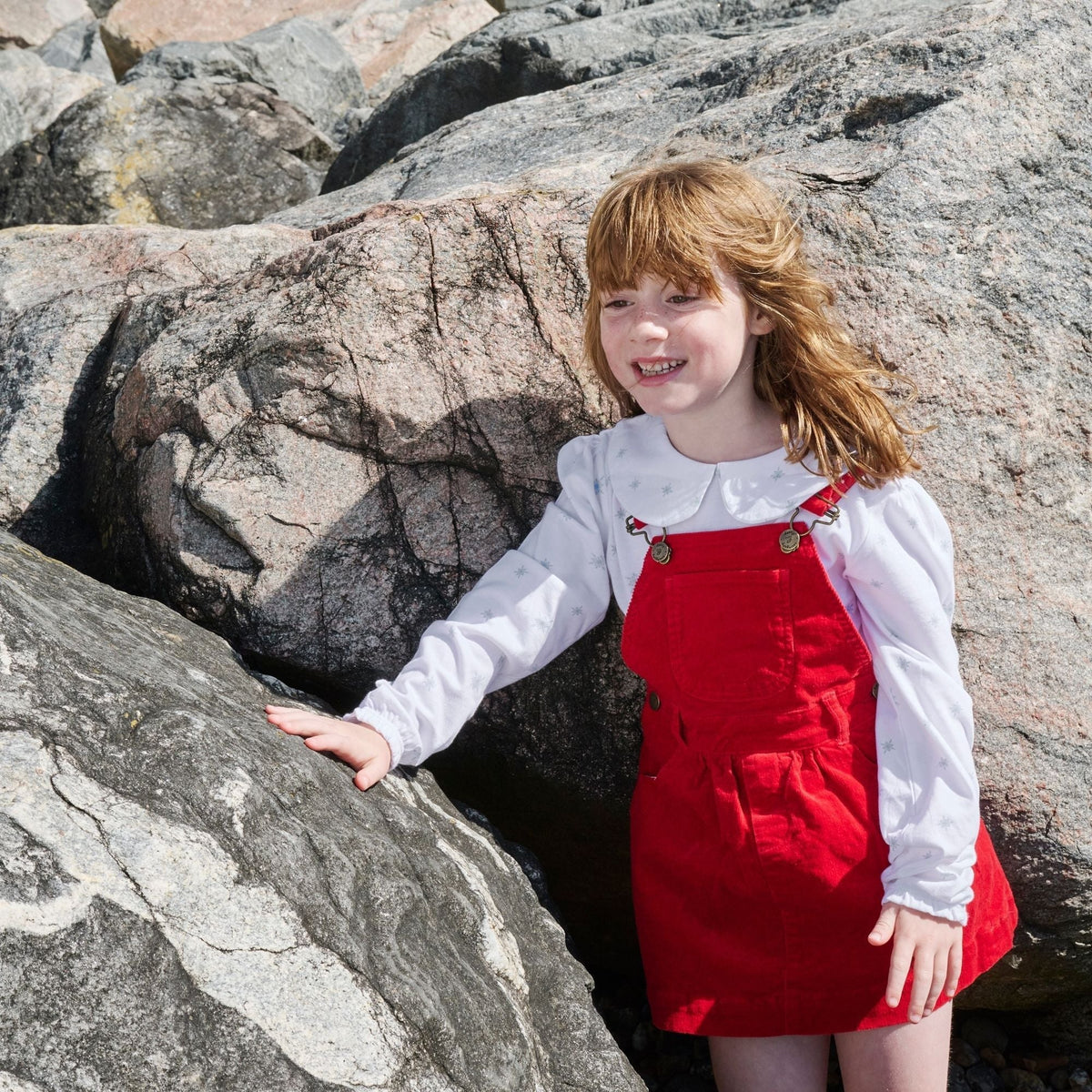 Red Corduroy Dress