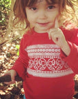 Red Heart Child Top